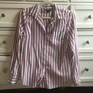 Light candy stripe J.Crew button up shirt